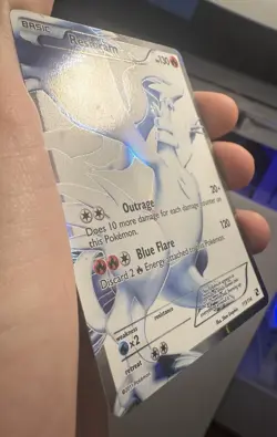 Pokemon TCG Reshiram Black and White Holo Card 113/114 2011 Full Art Edition - Image 4