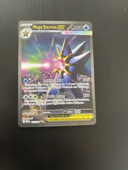 Pokemon Mega Starmie EX Foil Card 118/088 Water Type Stage 1 English - Image 1
