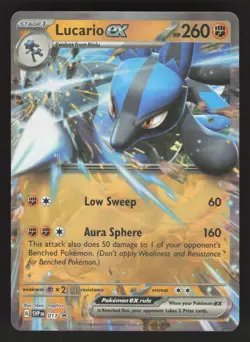 Lucario ex 017 Pokemon TCG SV: Scarlet & Violet Promo Cards NM - Image 1