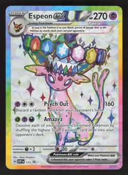 Espeon ex SVP 175 Pokemon TCG SV: Scarlet & Violet Promo Cards NM - Image 1