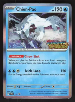 Chien-Pao 152 Pokemon TCG SV: Scarlet & Violet Promo Cards VLP - Image 1