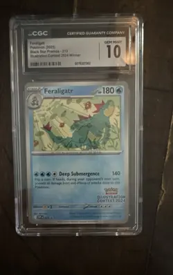 Feraligatr 213 (Illustration Contest 2024) Scarlet & Violet Promo Cards Regular - Image 1
