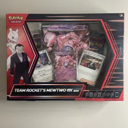 Pokemon TCG Team Rocket's Mewtwo ex Box Sealed New - Image 1