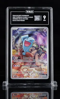 Team Rocket's Wobbuffet 203 Sv: Scarlet & Violet Promo Cards Holo - Image 1