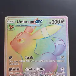 Umbreon GX 154/149 Rainbow Rare Sun & Moon Pokemon Card - Image 4