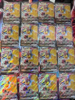 Pokemon 16 Card Lot nm Machamp V Max HOLO Rare Hits Only D32 - Image 1