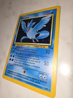 Pokemon TCG Articuno 2/62 Fossil 1st Edition Holo Card LP - Image 3