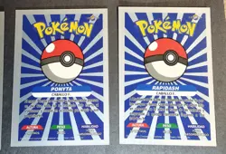 PONYTA X RAPIDASH EVOLUTION LOT - POKEMON KANTO CREALASER RARE TCG CARDS - Image 2