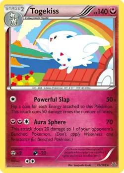 Togekiss 45/108 Rare XY - Roaring Skies Pokemon Card - Image 1