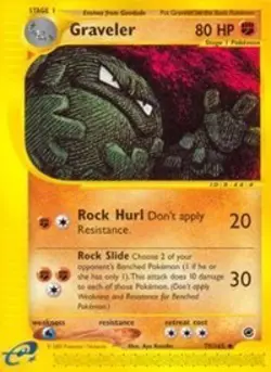 Graveler 79/165 Uncommon Expedition Pokemon Card - Image 1
