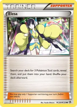 Elesa RC20/RC25 Common Legendary Treasures: Radiant Collection Pokemon Card - Image 1