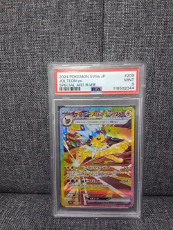 Jolteon ex 209/187 Sv8a: Holo (Japanese) Pokemon Card 2024 SAR PSA 9 - Image 1
