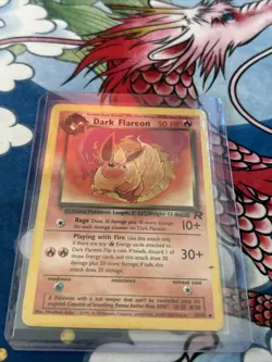 Dark Flareon 35/82 Unlimited Team Rocket Uncommon Pokemon Card NM - Image 1