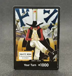 One Piece TCG - Your Turn Don!! Card Mihawk - OP14 Azure Sea's Seven - English - Image 1