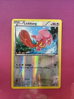 Pokemon Card Lickitung Furious Fists Reverse Holo Common 78/111 Near Mint - Image 1