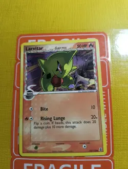 Larvitar 73/113 2005 EX Delta Species Pokemon Card Non Holo Common - Image 1