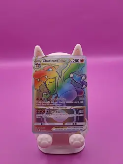 Charizard VSTAR Rainbow Secret Rare 174/172 Brilliant Stars Pokemon Card NM - Image 1