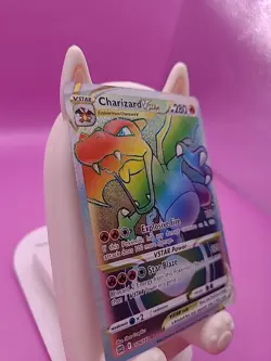Charizard VSTAR Rainbow Secret Rare 174/172 Brilliant Stars Pokemon Card NM - Image 5