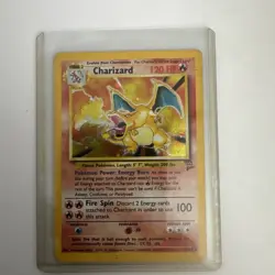 Pokemon Charizard 4/102 Base Set Holo Rare 120 HP Card English - Image 1