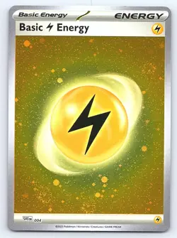 Lightning Energy - 004 - Cosmos Holo 3 X SWIRLS - S&V 151 - Pokemon TCG Card NM - Image 1