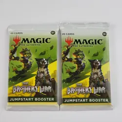 x2 MTG The Brothers' War Jumpstart Booster Pack English Sealed Magic Gathering - Image 1