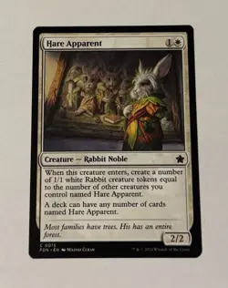 MTG Hare Apparent - Foundations NM - Image 1