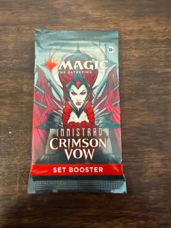 Magic the Gathering: Innistrad: Crimson Vow - Set Booster Pack Sealed x1 - Image 1