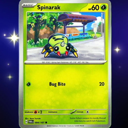 Spinarak - Common - Pokemon TCG Scarlet & Violet Twilight Masquerade #004/167 - Image 1