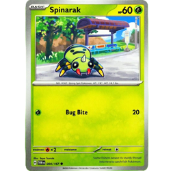Spinarak - Common - Pokemon TCG Scarlet & Violet Twilight Masquerade #004/167 - Image 2