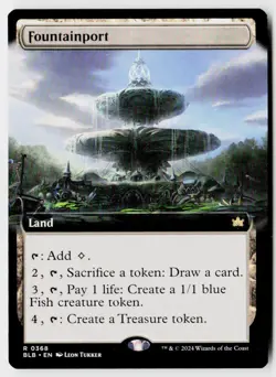 MTG Fountainport (Extended Art) [BLB - 368] LP 5-6 - Image 1