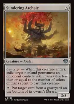 Sundering Archaic SOS NM MTG - Image 1