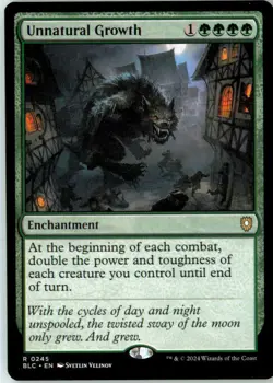 Unnatural Growth 245 Rare Commander: Bloomburrow Near Mint - Image 2