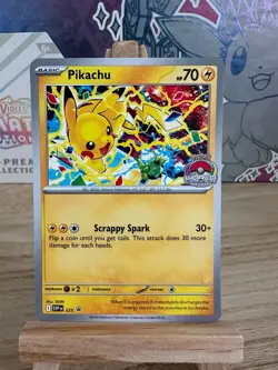 Pikachu Promo 2025 World Championships SVP EN 225 Pokemon TCG Card Worlds - Image 1