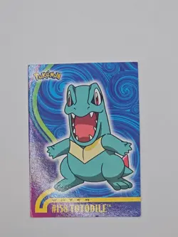 Totodile Topps Pokemon TV Animation Edition Johto Series 1 #158 2001 - Image 1