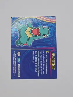 Totodile Topps Pokemon TV Animation Edition Johto Series 1 #158 2001 - Image 2