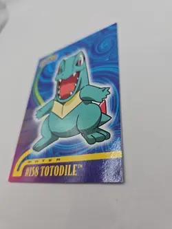 Totodile Topps Pokemon TV Animation Edition Johto Series 1 #158 2001 - Image 4