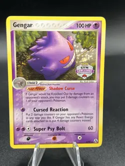 Gengar Gym Challenge Stamp 5/92 - ex Legend Maker 2005 Pokemon NM ZQ1 - Image 1