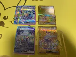 Pokemon Terapagos ex SAR UR 5 Card Set Japanese Trading Cards TCG - Image 1