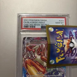 Psa 10 - Blaziken Vmax 201/198 / ALT ART / Pokemon Chilling Reign - Image 1