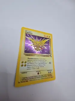 Pokemon Game TCG 1999 Fossil Zapdos RARE 30/62 GEM - Image 3