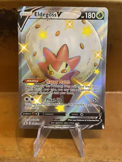Eldegoss V Shiny Pokemon Card Black Star Promos SWSH084 NM/MINT Shining Fates - Image 1