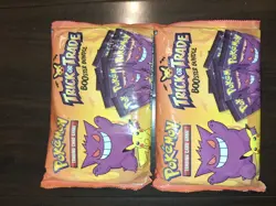2 Pokemon 2022 TCG Halloween Trick or Trade Booster Bundles Sealed 80 Packs - Image 1
