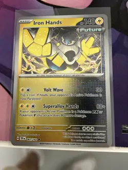 Iron Hands - 061/162 - Reverse Holo - Temporal Forces - NM/M - Pokemon Card - Image 1