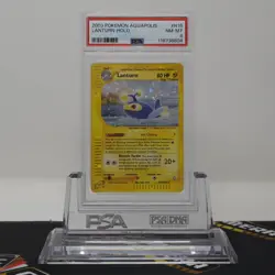 PSA 8 NM-MT Lanturn Holo #H15/H32 Aquapolis English Pokemon Cards - Image 1