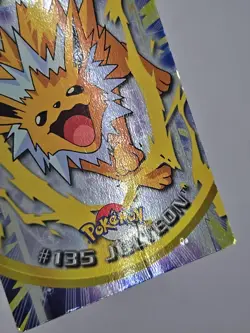 2000 Topps Pokemon TV Animation Edition Series 3 Silver Foil Jolteon #135 - Image 3