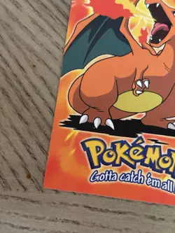 1999 Topps Pokemon Movie Animation Edition Blue Logo #E6 Charizard LP - Image 4