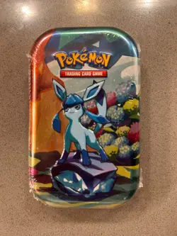 Prismatic Evolutions Mini Tin - Glaceon Art - Sealed Brand NEW - Pokemon TCG 🔥 - Image 1