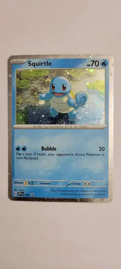 SQUIRTLE (COSMOS HOLO) 048 HOLO PROMO SCARLET & VIOLET PROMO POKEMON NM - Image 1
