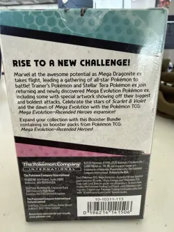 2026 Pokemon TCG Mega Evolution Ascended Heroes Booster Bundle (Sealed) - Image 3
