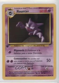 Haunter Spanish 1st Ed. Pokemon Base Set #29 1999 - Image 1